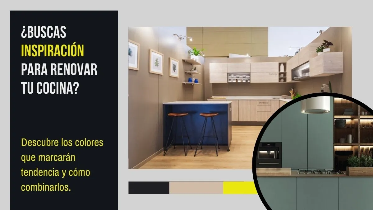 Tendencias en colores para cocinas 2025