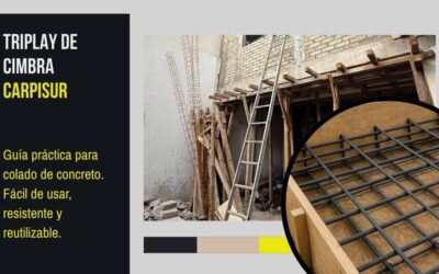 Cómo usar triplay de cimbra en colado de concreto
