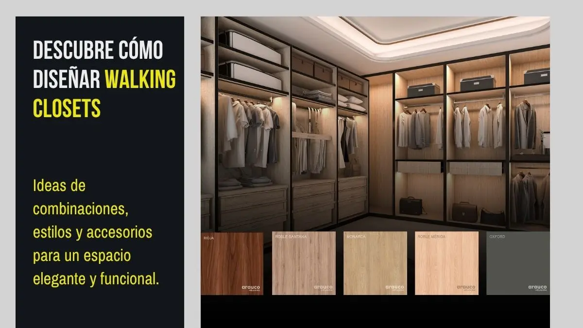 Walking Closets armoniosos