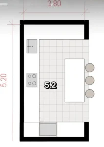 Cocina con Isla Central