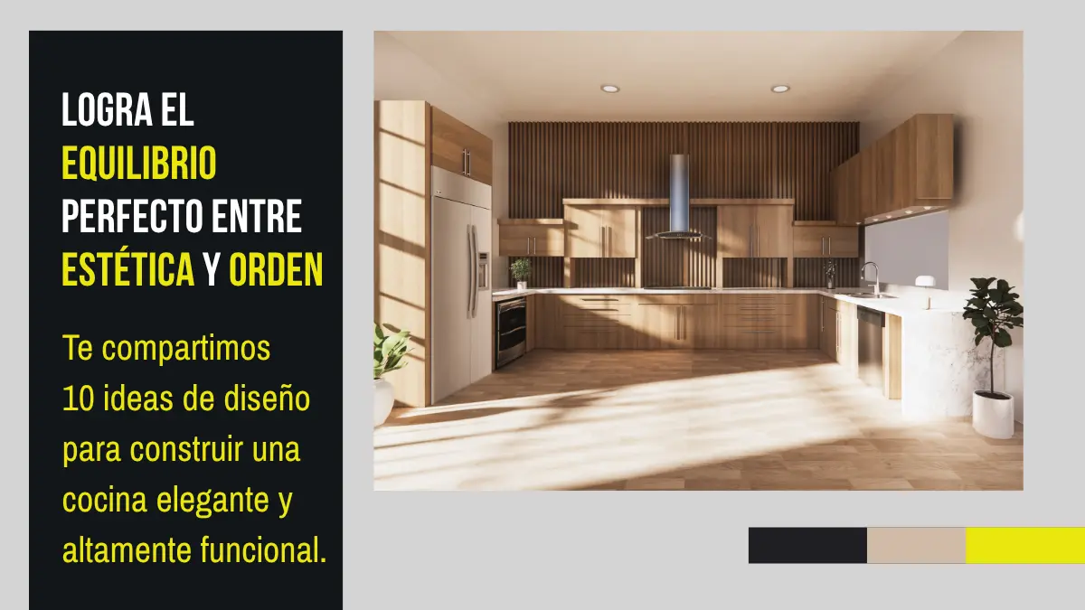 Cocina elegante y funcional