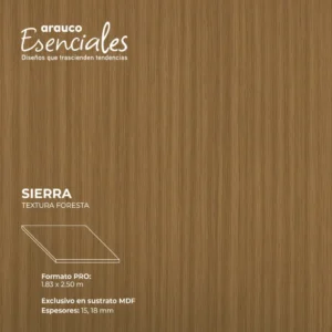 Melamina Arauco Esenciales – Sierra