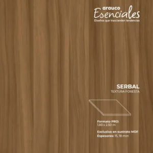 Melamina Arauco Esenciales – Serbal